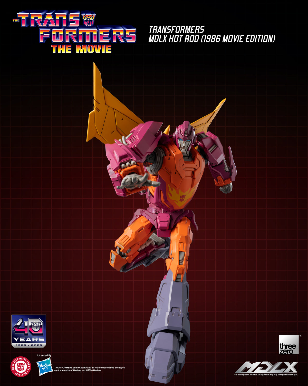 Threezero: Transformers MDLX Hot Rod (1986 Movie Edition)