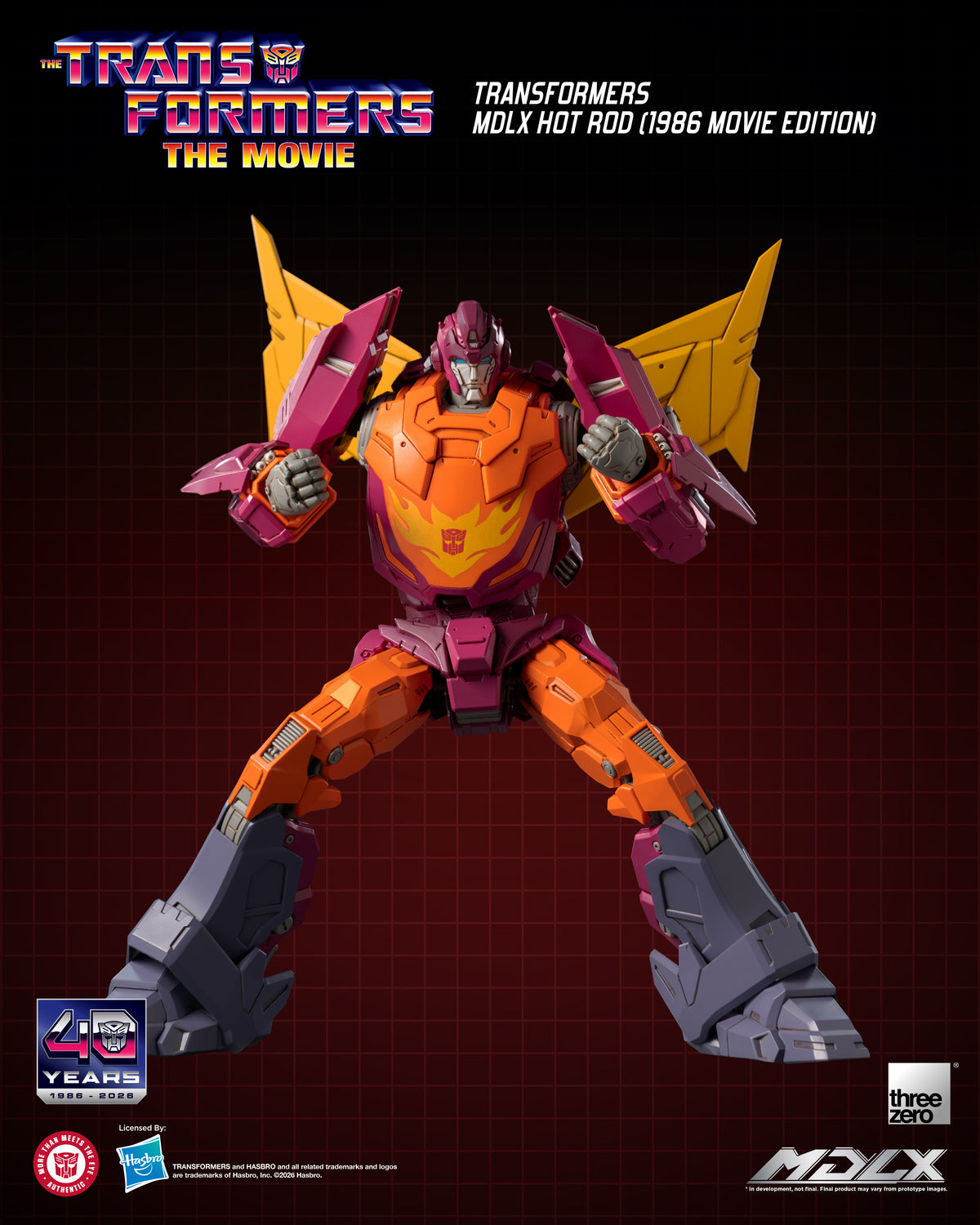 Threezero: Transformers MDLX Hot Rod (1986 Movie Edition)
